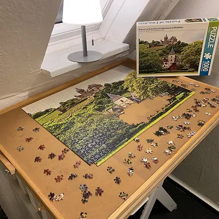 Schoene Altes Gebaelk Fachwerkhaus Lägenhet Bacharach