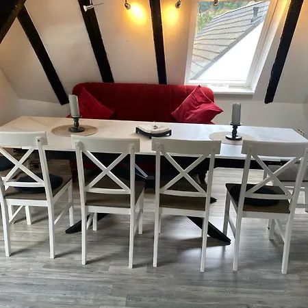 Schoene Altes Gebaelk Fachwerkhaus Lägenhet