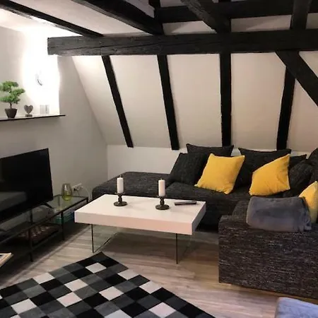 Апартаменты Schoene Altes Gebaelk Fachwerkhaus